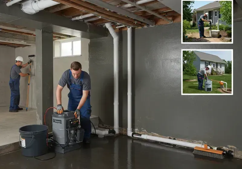 Basement Waterproofing and Flood Prevention process in Lead, SD